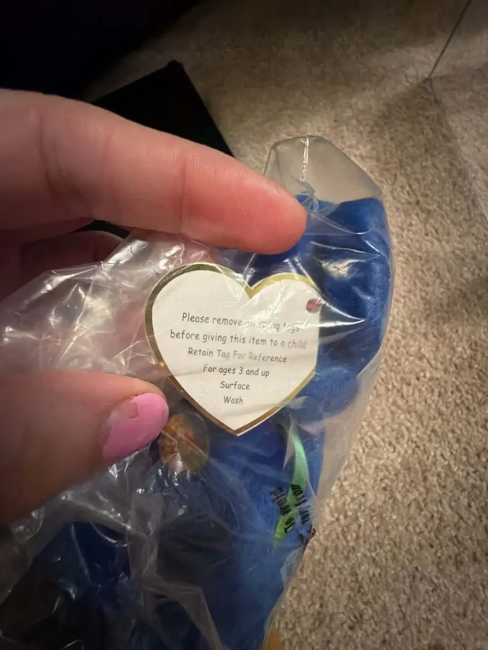 Rare Clubby the Bear Beanie Baby